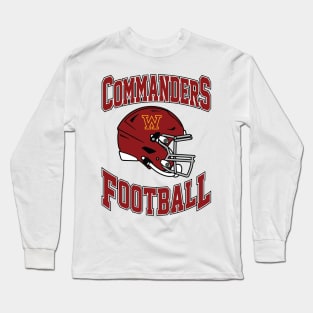 Washington Commanders Football Team Long Sleeve T-Shirt